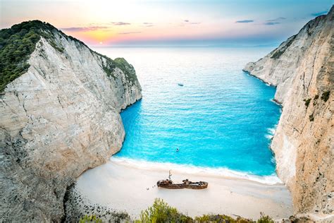 Navagio Beach (Shipwreck Beach) met het scheepswrak