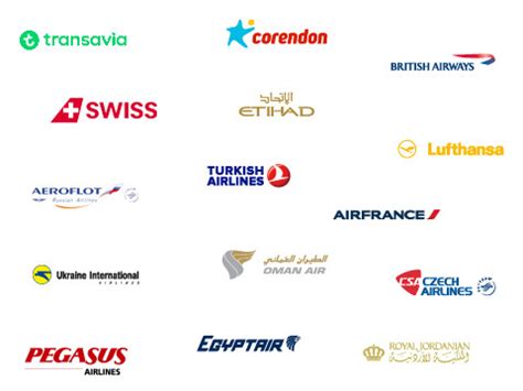 Overzicht van de populairste vliegmaatschappijen naar Zuid-Korea met hun beoordelingen.