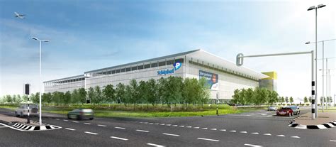Illustratie van de P3 parkeergarage op Schiphol met shuttlebussen