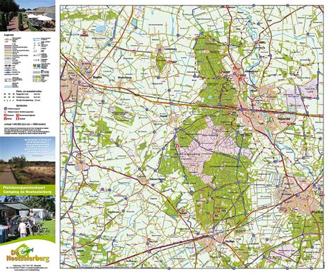 Gedetailleerde kaart van natuurgebieden rond Vriezenveen, met nadruk op Engbertsdijksvenen en Sallandse Heuvelrug