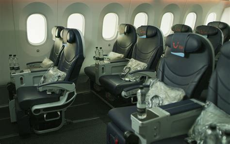 Interieur van een TUI Dreamliner met Deluxe stoelen
