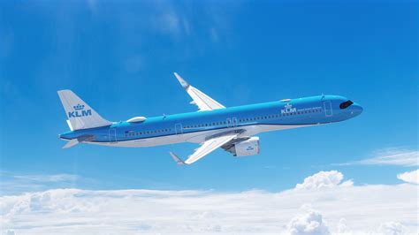 Illustratie van een Airbus A330-200 met het KLM-logo