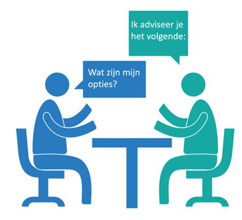 Illustratie van een reisbureau met klanten die advies inwinnen