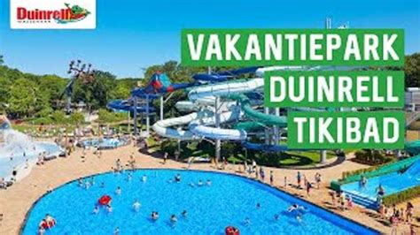 Overzichtskaart van Duinrell met attractiepark, Tikibad en vakantiehuizen