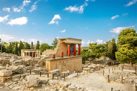 Het paleis van Knossos, een belangrijke archeologische vindplaats op Kreta.