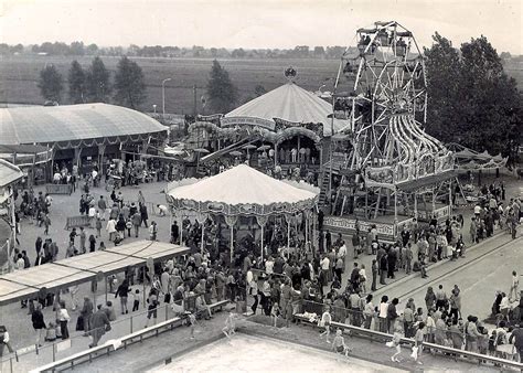 Archieffoto van de pony's in Ponypark Slagharen in de beginjaren