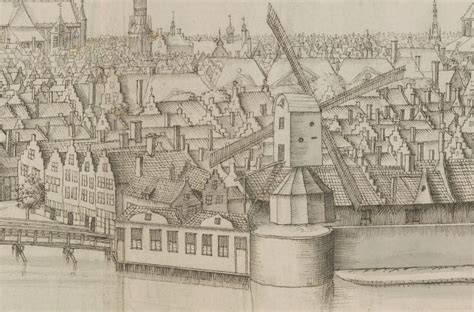 Stadsaanzicht van Maastricht met de Maas