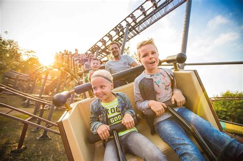 Overzicht van diverse attracties voor kinderen in Slagharen