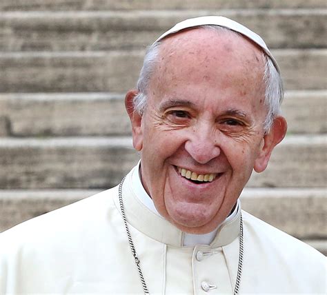 Een foto van paus Franciscus