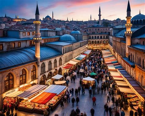 kleurrijke bazaar in Turkije met diverse kraampjes en lokale producten