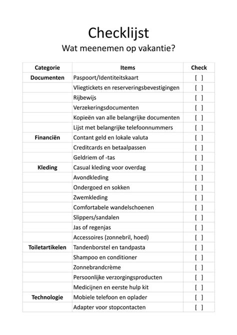 Infographic met checklist voor het boeken van een vakantiewoning.