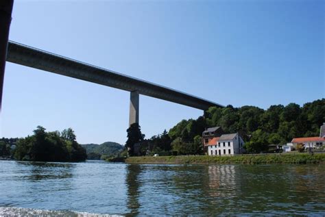 De oude internationale brug over de rivier de Minho, die Spanje en Portugal verbindt