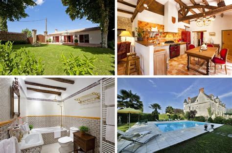 Een overzicht van verschillende luxe vakantiehuizen in de Pays de la Loire