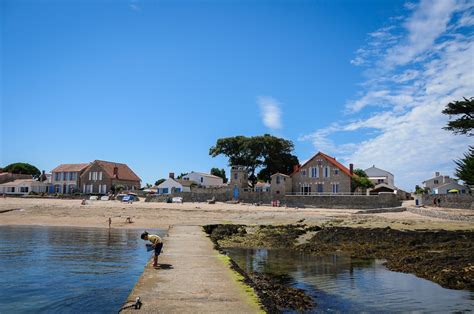 Een idyllisch strand op Île de Noirmoutier