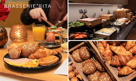 Overvloedig ontbijtbuffet met verse streekproducten
