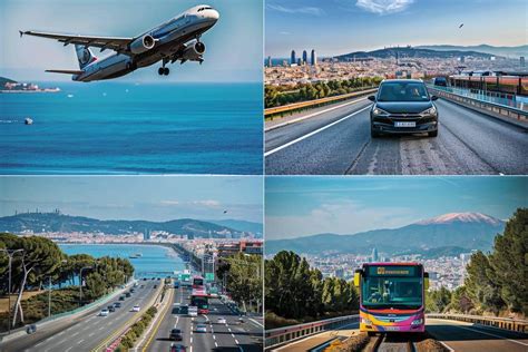 Verschillende vervoersmiddelen naar Parijs: trein, bus, vliegtuig en auto