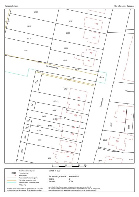 Kadastrale kaart van het perceel HLM03AK2037 waarop Boeingavenue 271 ligt