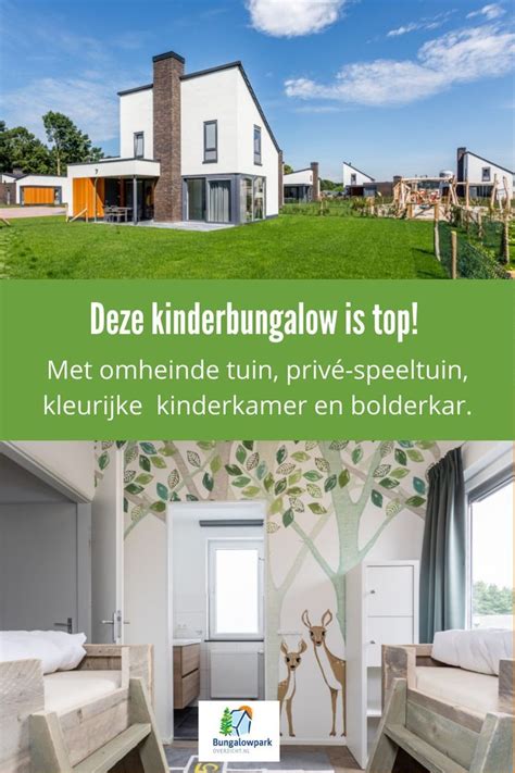 Overzicht van faciliteiten in een kinderbungalow plus