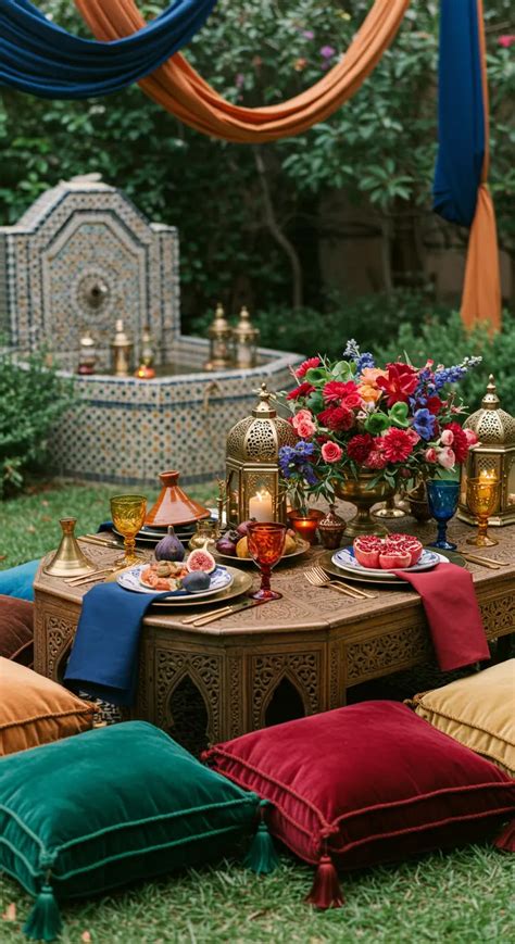 Een tafel vol kleurrijke Cypriotische mezzes