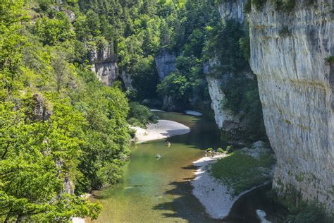 indrukwekkende kloof van de Gorges du Tarn