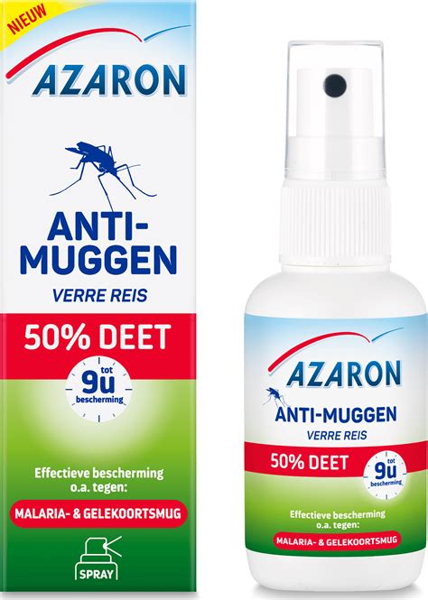 een overzicht van muggenbeschermingsproducten zoals DEET en een klamboe