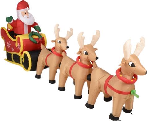 decoratie met kerstmannen en rendieren