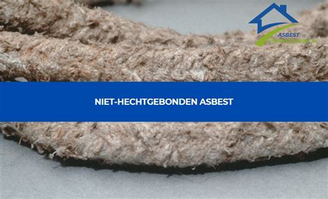 Illustratie van hechtgebonden en niet-hechtgebonden asbestvezels