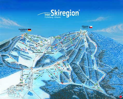Moderne stoeltjeslift in het skigebied Klínovec.