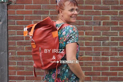 Een prototype van een rugzak gemaakt van reststof