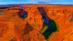 Uitzicht op Horseshoe Bend, een populaire combinatie met Antelope Canyon.