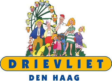 Een overzichtskaart van Familiepark Drievliet met de ligging van de attracties en faciliteiten.
