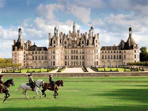 Iconisch kasteel in de Loirevallei, zoals Château de Chambord.