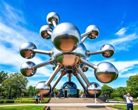 Het Atomium in Brussel, een architectonisch icoon