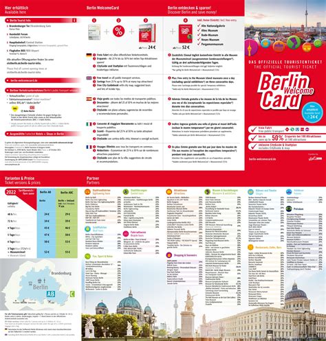 Infographic die de besparingen toont met de Berlin WelcomeCard op verschillende attracties