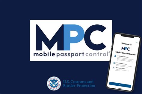Screenshot van de Mobile Passport Control (MPC)-app interface