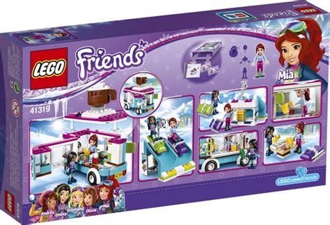 Interieur van de LEGO Friends Koek- en Zopiewagen met chocolademachine en slagroomspuit