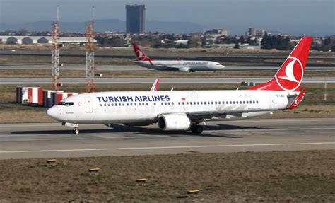kaart met de belangrijkste bestemmingen van Turkish Airlines