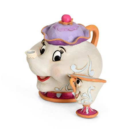 Swarovski beeldje van Mevrouw Tuit (Mrs. Potts).