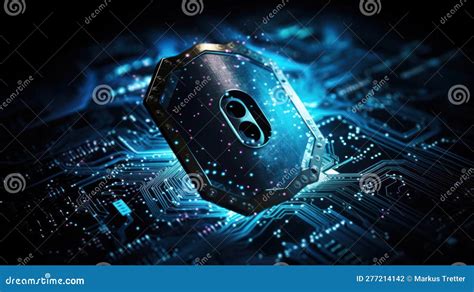 Illustratie van een bedrijfsgebouw met een schild dat bescherming symboliseert