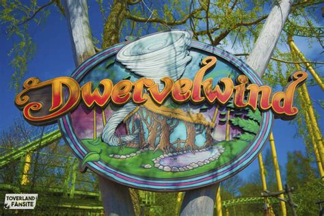 Een illustratie van de Magische Vallei met de attracties Djengu River en Dwervelwind.