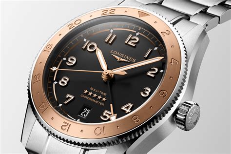 Historisch Longines horloge met luchtvaartnavigatie-elementen