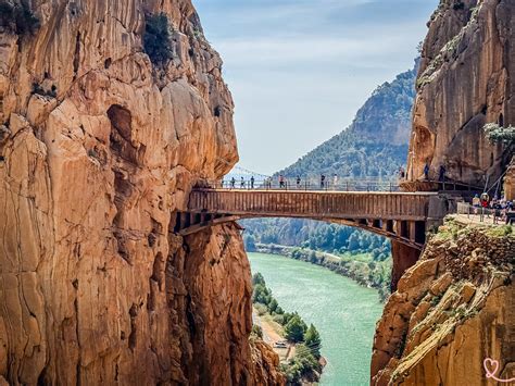 Spectaculair uitzicht vanaf de houten paden van Caminito del Rey