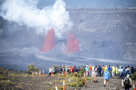 Spectaculaire lavavelden in Volcano National Park op Big Island