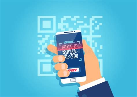 Illustratie van een smartphone die een QR-code scant op een luchthavenscherm.
