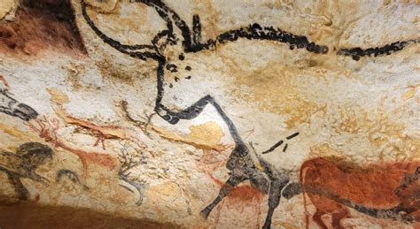 Prehistorische rotstekening in de grotten van Lascaux