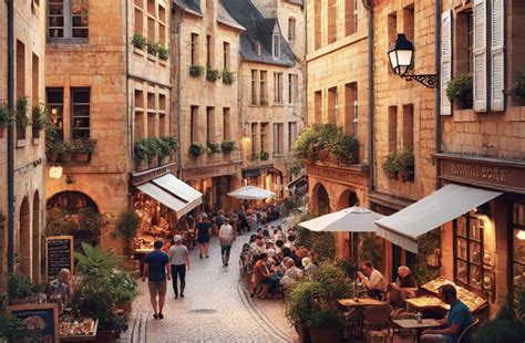 Middeleeuwse straatjes in Sarlat-la-Canéda