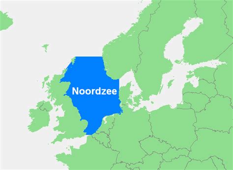 Kaart van de Noordzee met markering van windmolenparken, scheepvaartroutes en mogelijke locaties voor een luchthaven.