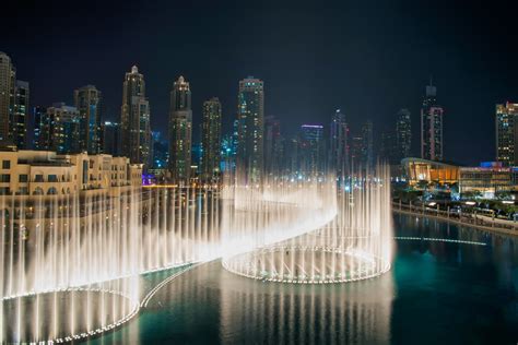 De indrukwekkende Dubai Fountains show