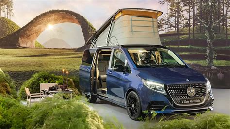 Detail van de keukenunit in een Mercedes Marco Polo camper.