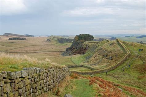 Uitzicht op Hadrian's Wall